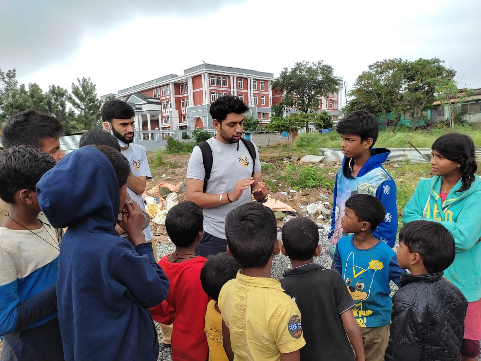 a visit to slum area project